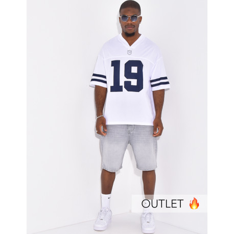 T-shirt nid d'abeille "19"