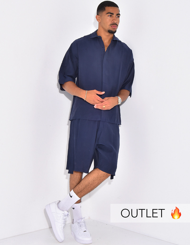 Ensemble fin short et chemise