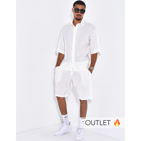 Ensemble fin short et chemise