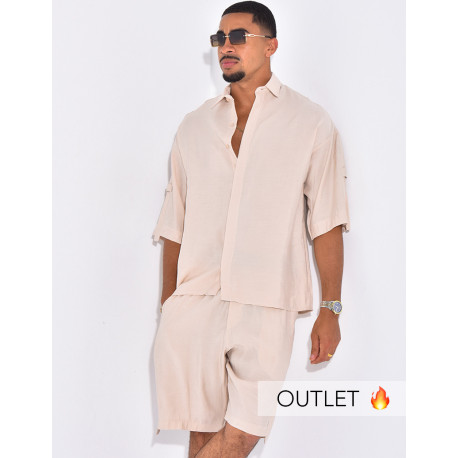 Ensemble fin short et chemise