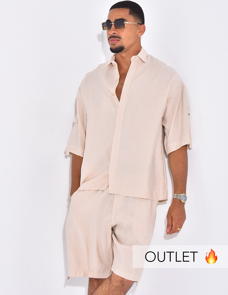 Ensemble fin short et chemise