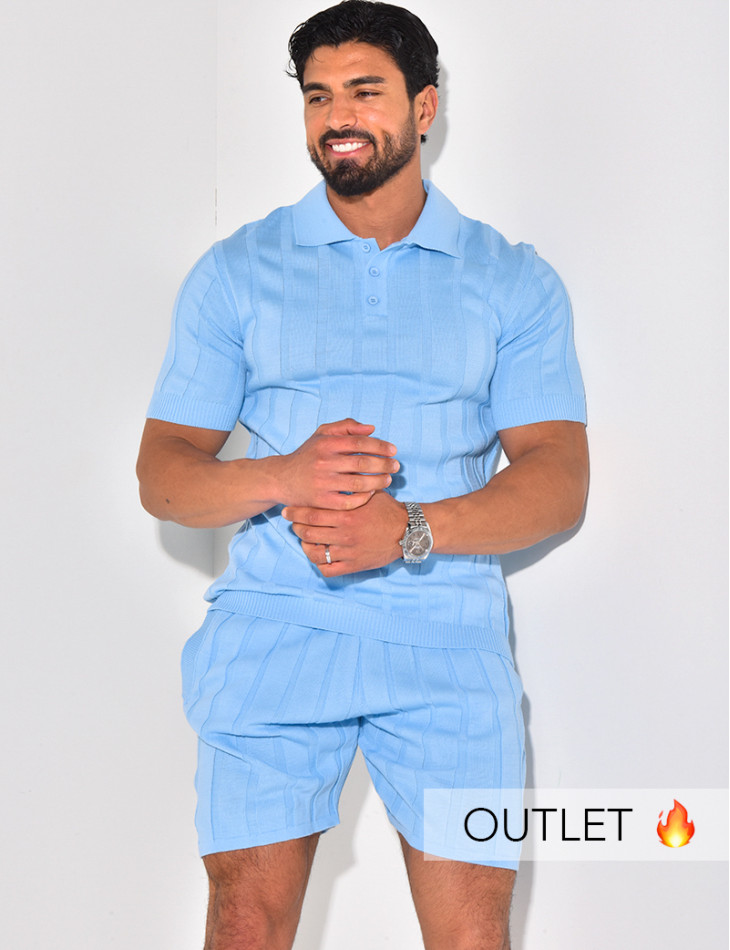 Polo côtelé