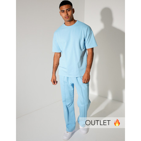 Ensemble uni pantalon à bande et t-shirt