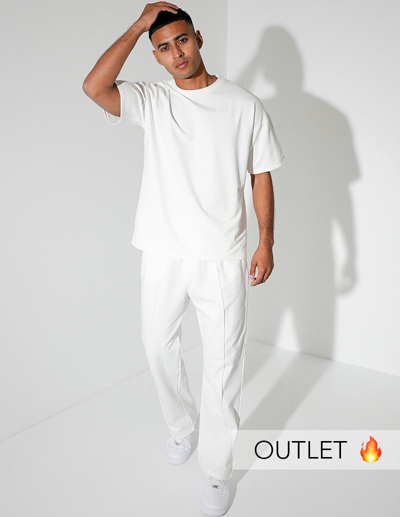 Ensemble uni pantalon à...