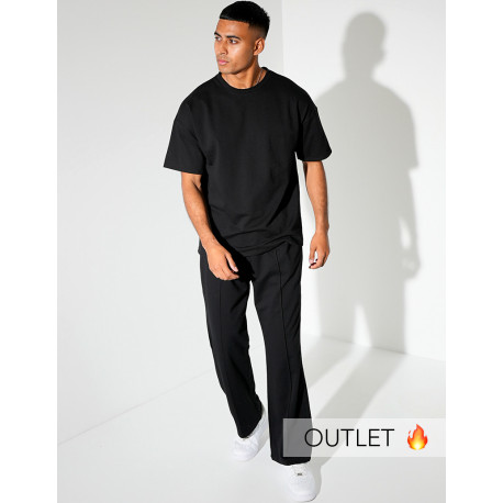 Ensemble uni pantalon à bande et t-shirt