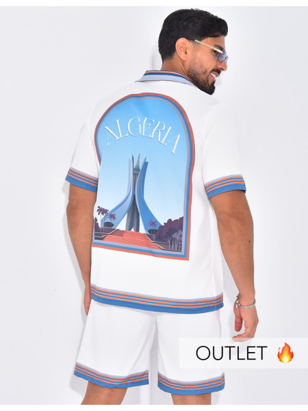 Ensemble short et chemise "Algéria"