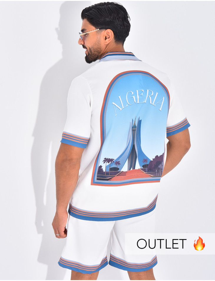 Ensemble short et chemise "Algéria"