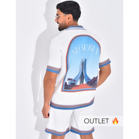 Ensemble short et chemise "Algéria"