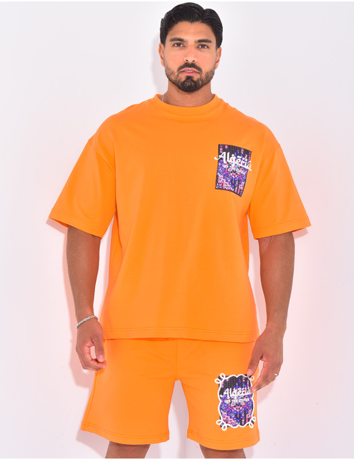 Ensemble short et t-shirt "Algéria"