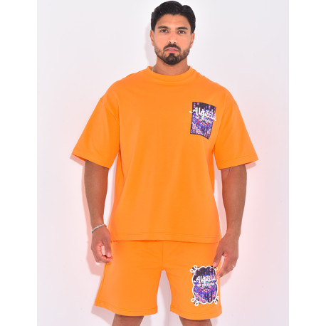Ensemble short et t-shirt "Algéria"