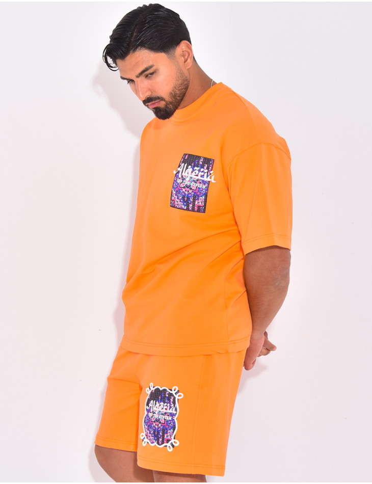 Ensemble short et t-shirt "Algéria"