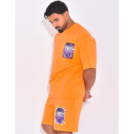 Ensemble short et t-shirt "Algéria"