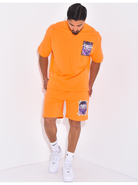 Ensemble short et t-shirt "Algéria"