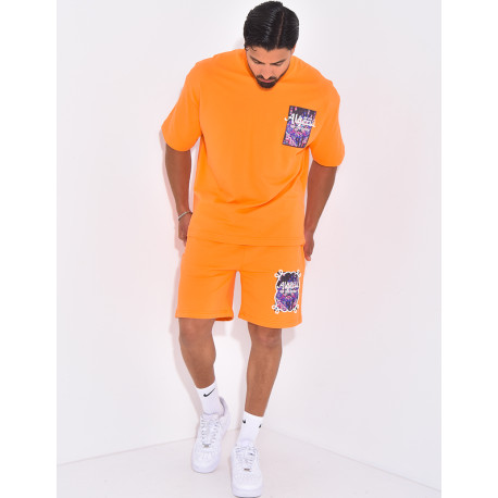 Ensemble short et t-shirt "Algéria"