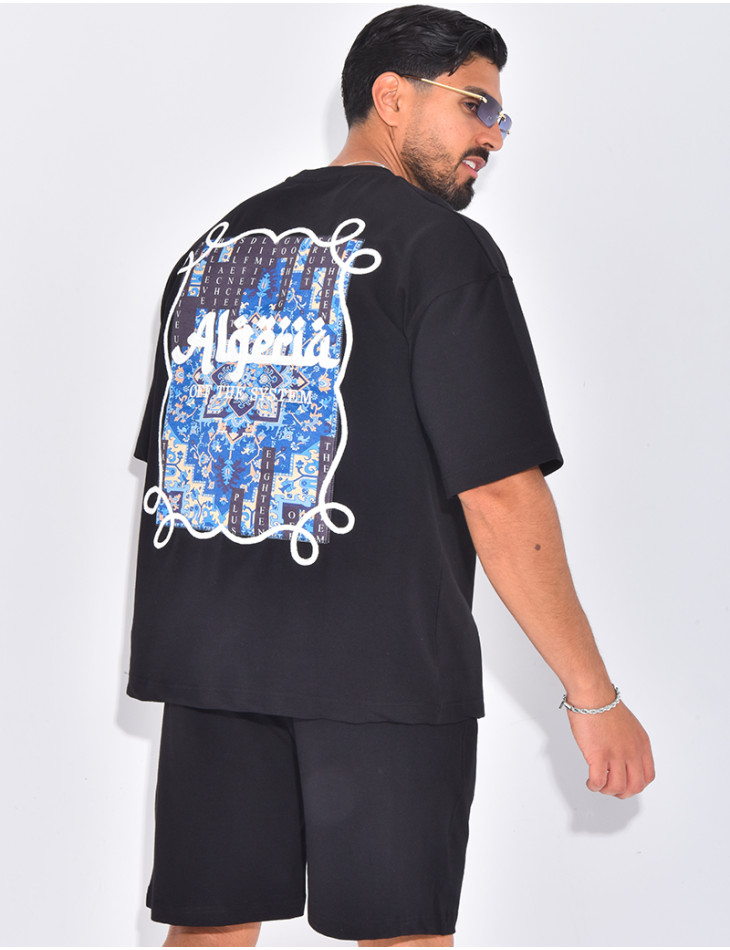 Ensemble short et t-shirt "Algéria"