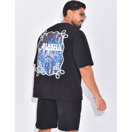 Ensemble short et t-shirt "Algéria"