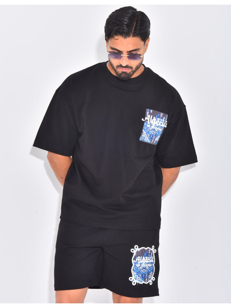 Ensemble short et t-shirt "Algéria"