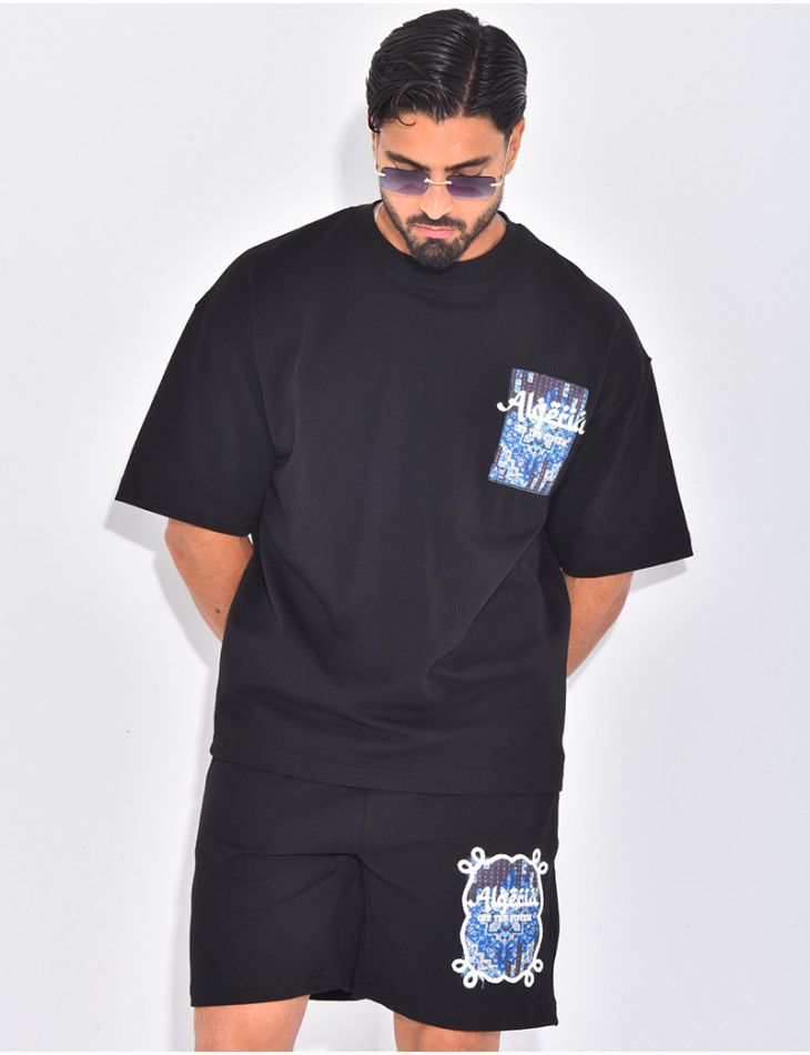 Ensemble short et t-shirt "Algéria"