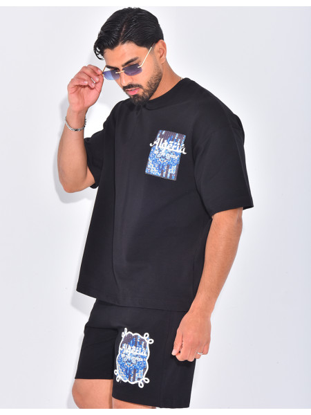 Ensemble short et t-shirt "Algéria"