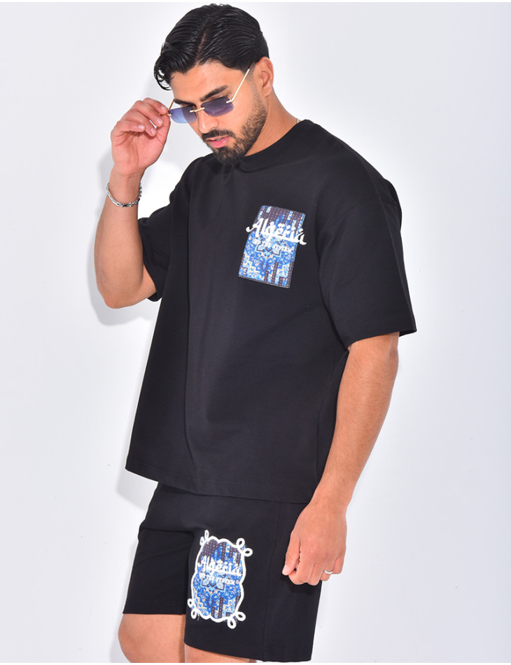 Ensemble short et t-shirt "Algéria"