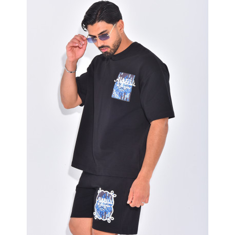 Ensemble short et t-shirt "Algéria"