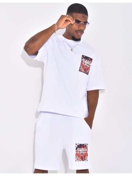 Ensemble short et t-shirt "Algéria"