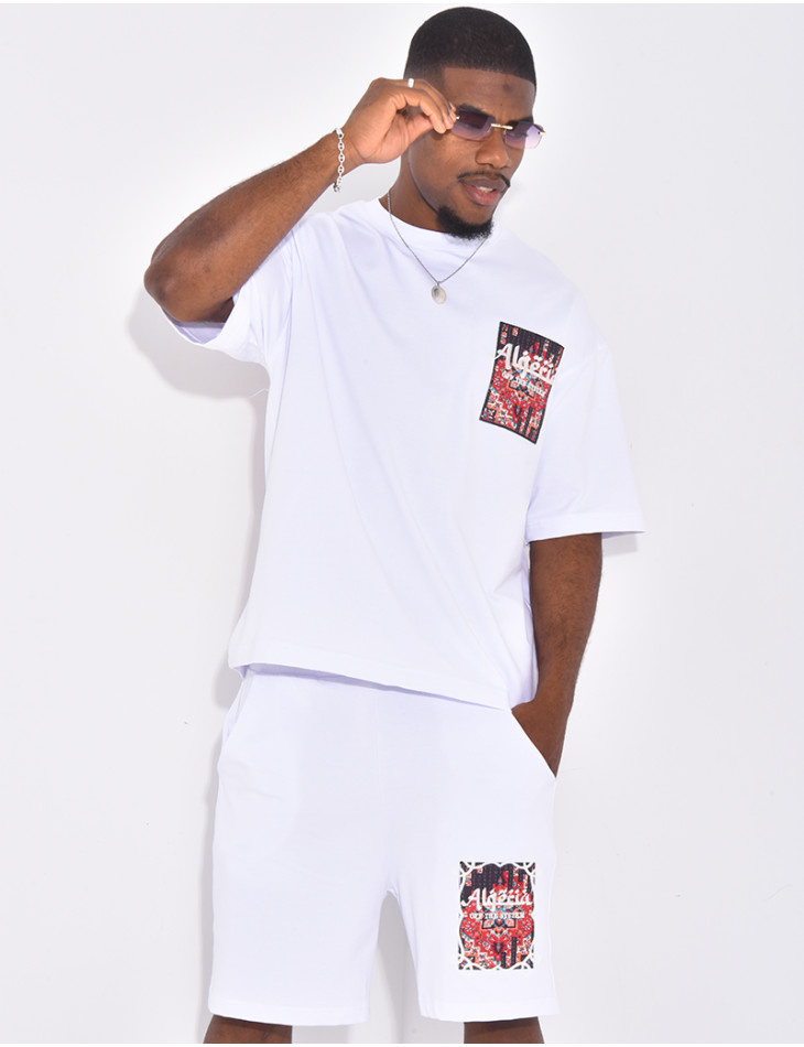 Ensemble short et t-shirt "Algéria"
