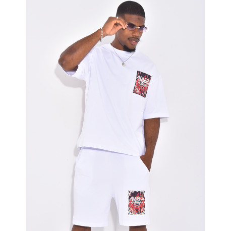 Ensemble short et t-shirt "Algéria"