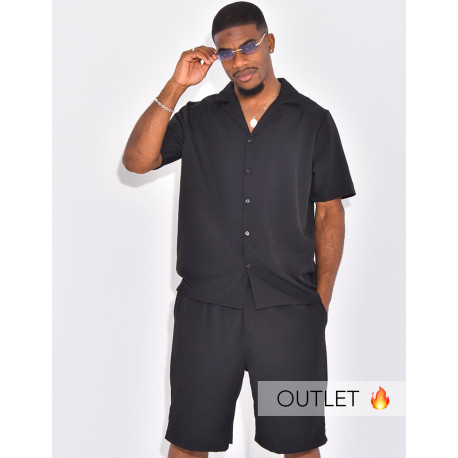 Ensemble uni short et chemise