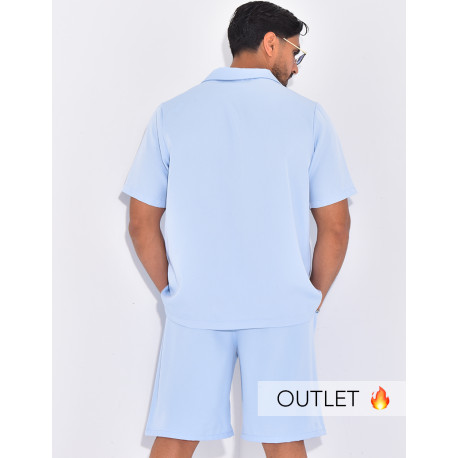 Ensemble uni short et chemise