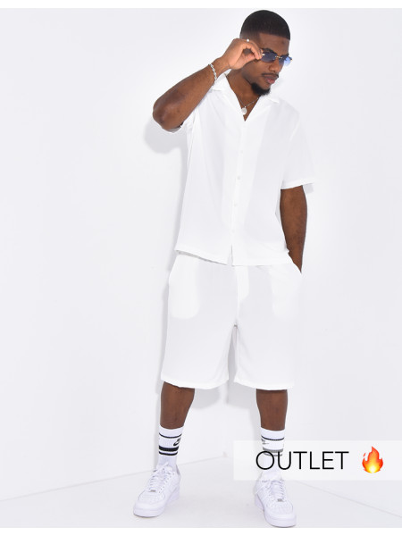 Ensemble uni short et chemise