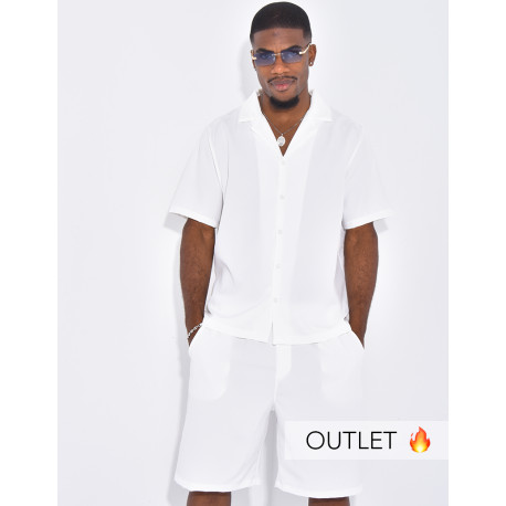 Ensemble uni short et chemise