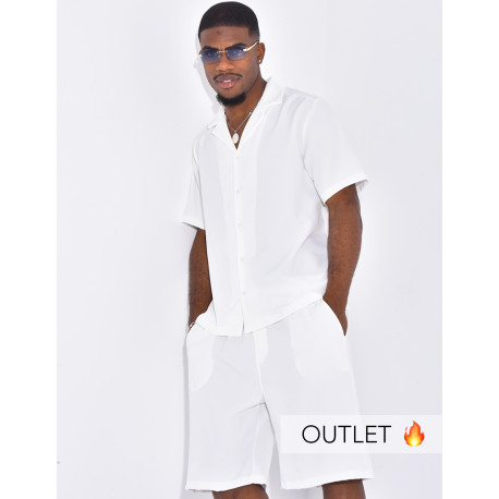Ensemble uni short et chemise