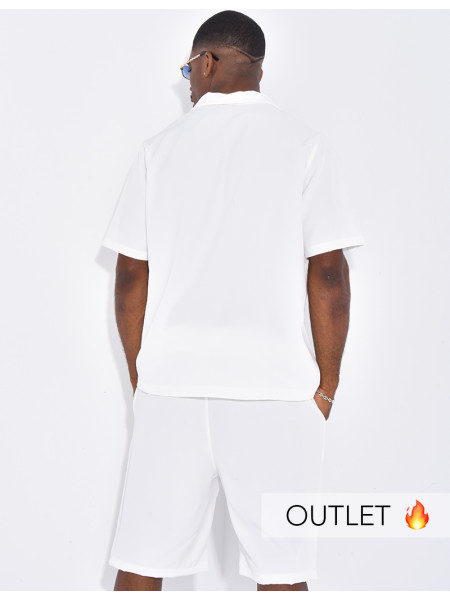 Ensemble uni short et chemise
