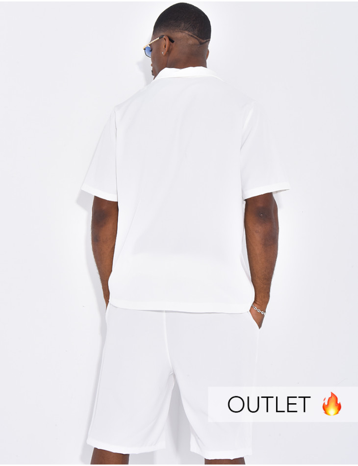 Ensemble uni short et chemise