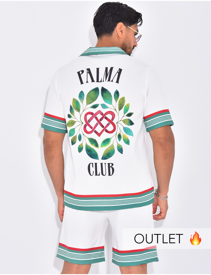 Ensemble short et chemise "Palma"