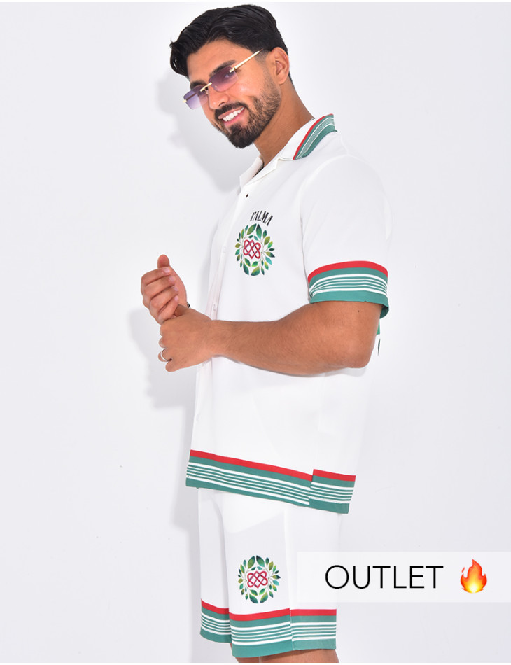 Ensemble short et chemise "Palma"