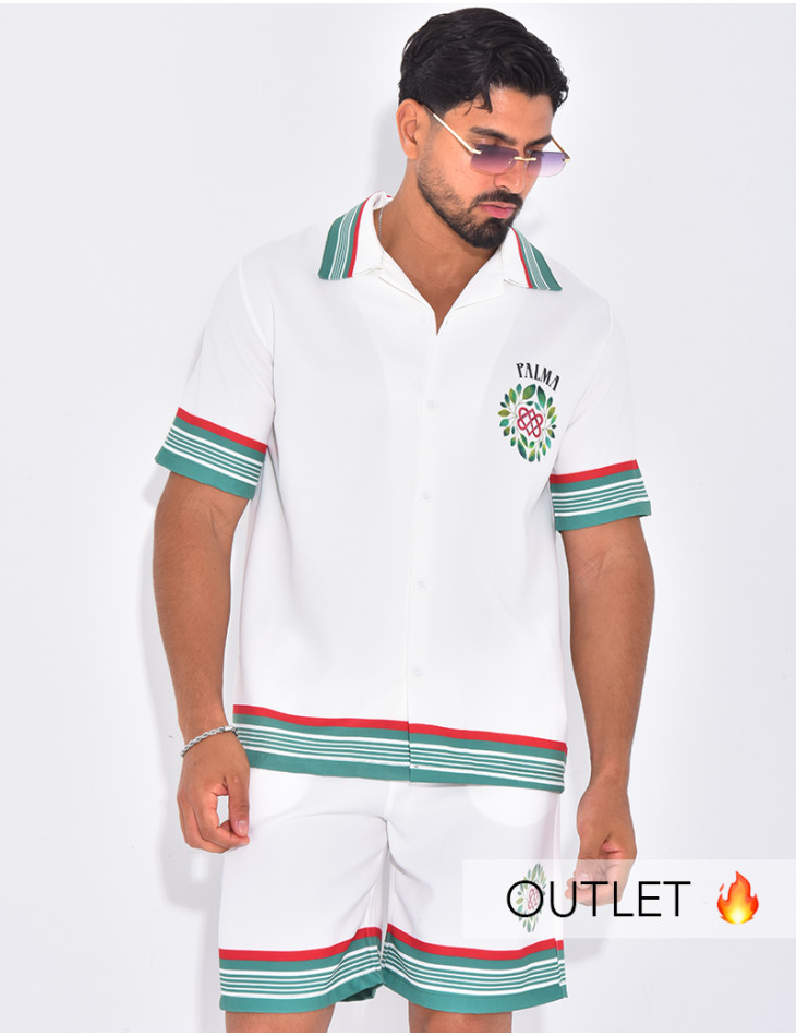 Ensemble short et chemise "Palma"