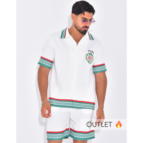 Ensemble short et chemise "Palma"