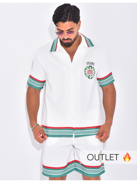Ensemble short et chemise "Palma"