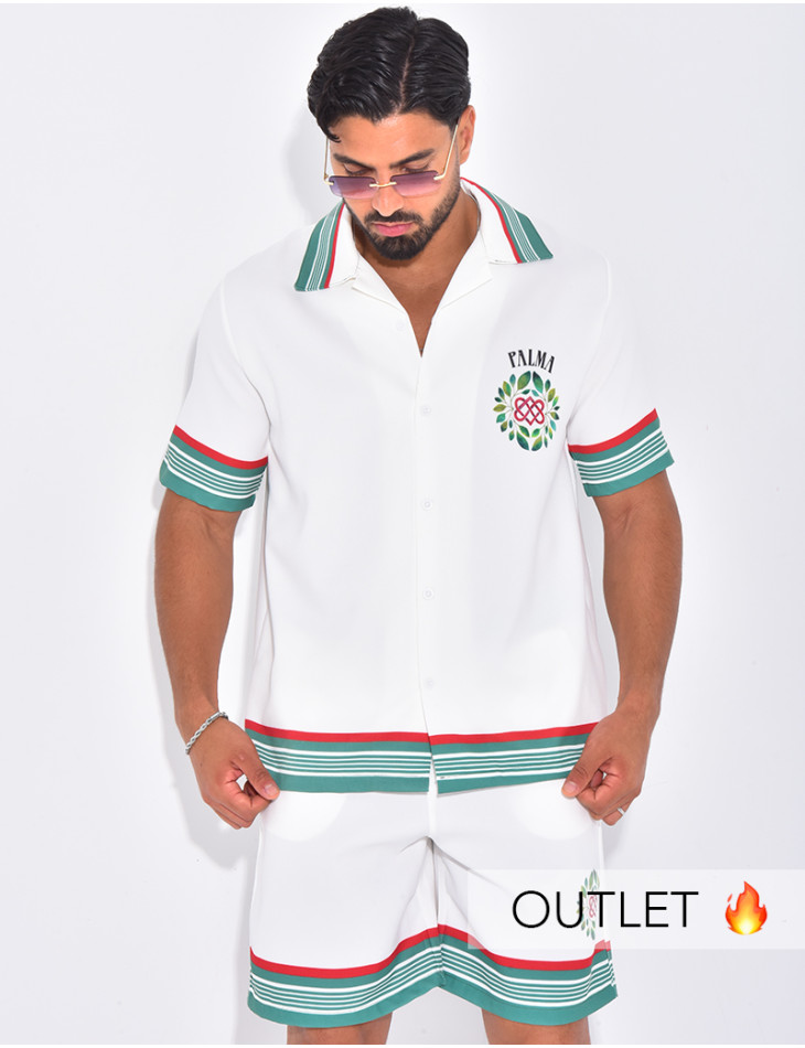 Ensemble short et chemise "Palma"