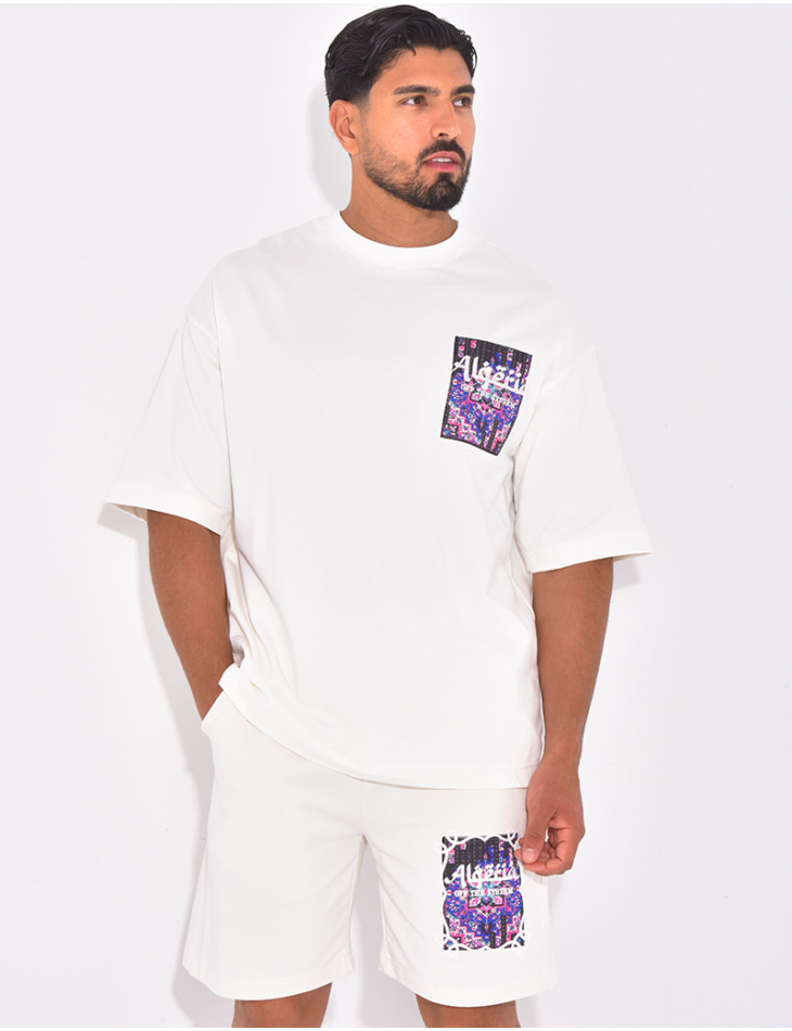 Ensemble short et t-shirt "Algéria"