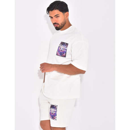 Ensemble short et t-shirt "Algéria"