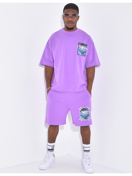 Ensemble short et t-shirt "Algéria"