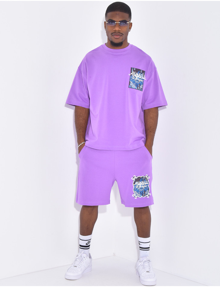 Ensemble short et t-shirt "Algéria"