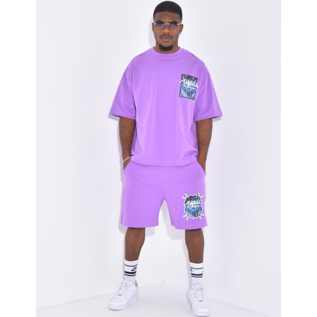 Ensemble short et t-shirt "Algéria"