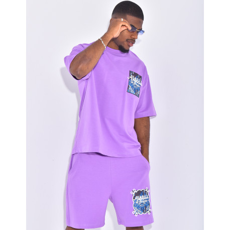 Ensemble short et t-shirt "Algéria"