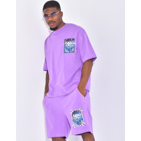 Ensemble short et t-shirt "Algéria"