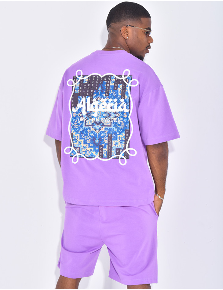Ensemble short et t-shirt "Algéria"