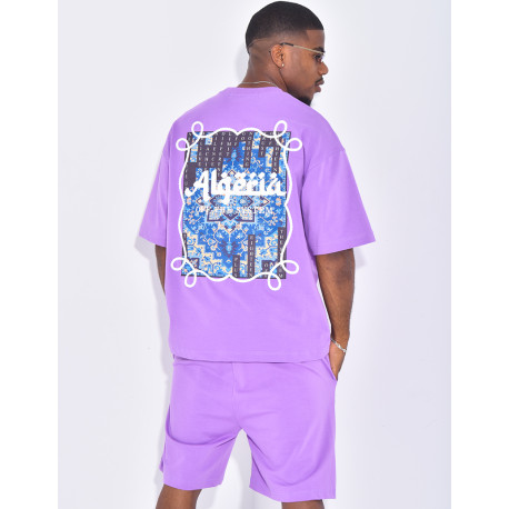 Ensemble short et t-shirt "Algéria"